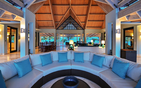 Lazy Lizard Estate at Jumby Bay Sitting area in Lazy Lizard Estate